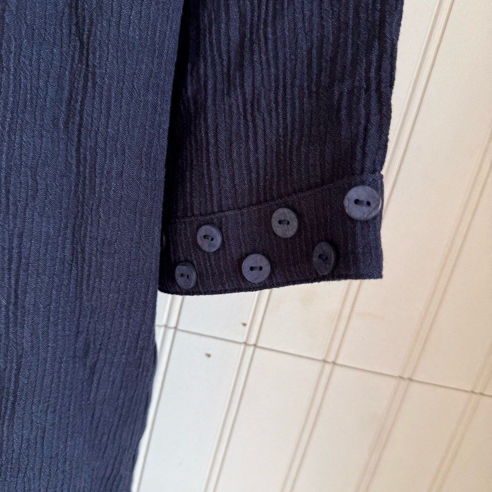 Soft Surroundings Size M Oceo Gauze Tank and Topper Set in Navy Blue NEW! - Picture 13 of 16
